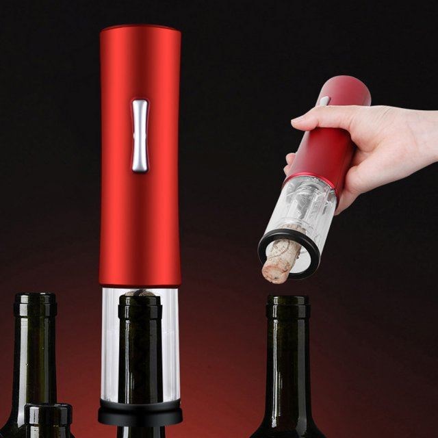 Electric Wine Bottle Opener Automatic Corkscrew Foil Cutter