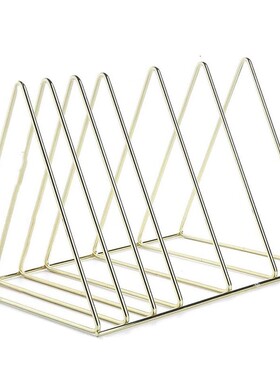 File Holder Stand Metal Desktop Book Shelf Book Stand File O