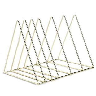 File Holder Stand Metal Desktop Book Shelf Book Stand File O