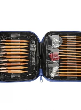 13 Sizes Aluminium Circular Knitting Needle Ring Set Crochet