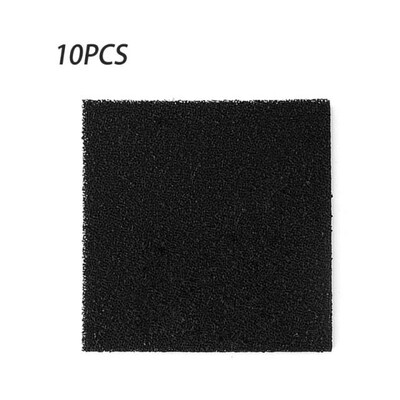 10pcs High Density Activated Carbon Foam Black Filter Solder