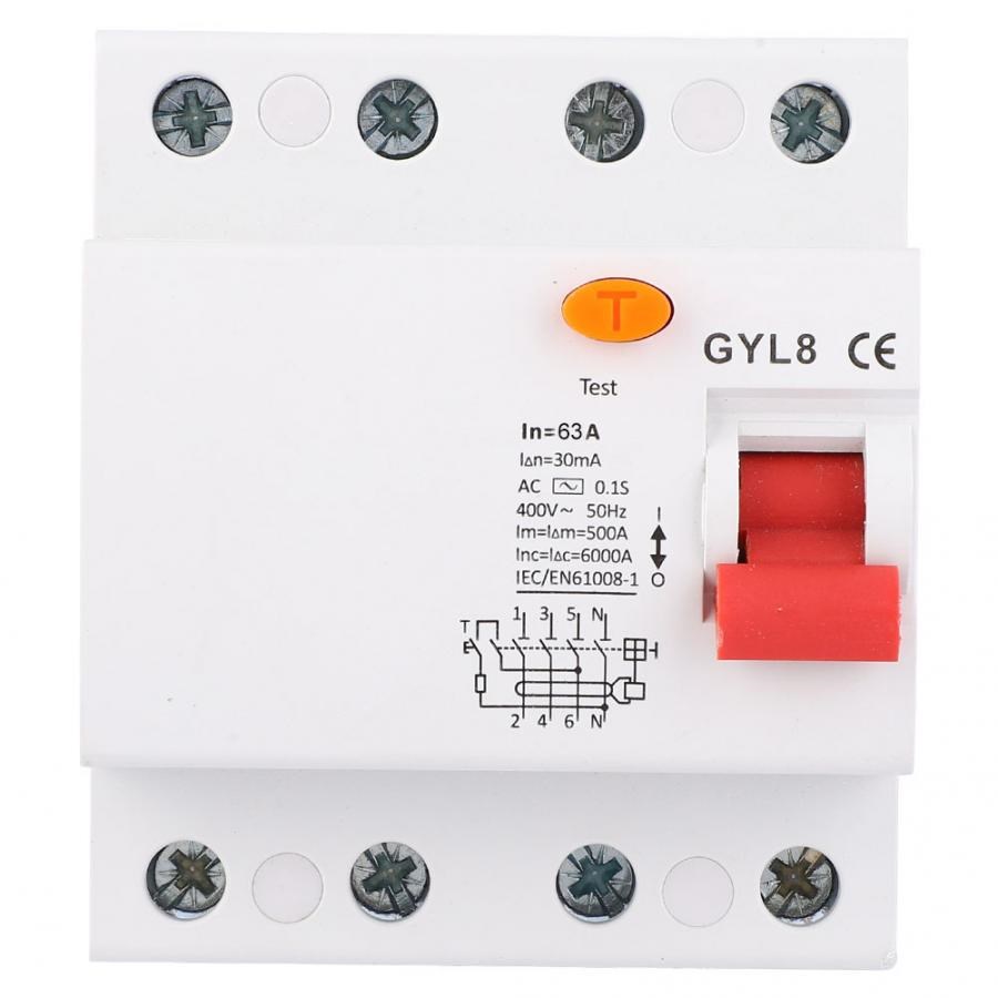 4P+N Residual Current Circuit Breaker with Leakage Protectio
