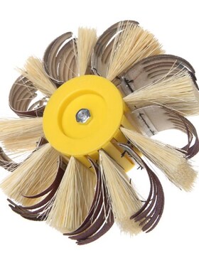Shaft Mounted Sisal Emery Cloth Bristle Grinding Buffing Bru