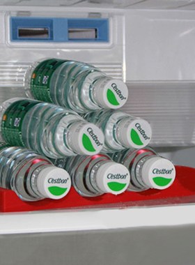 Wine Bottle Organizer Holder Silicone Stacker Cans Fridge Ma