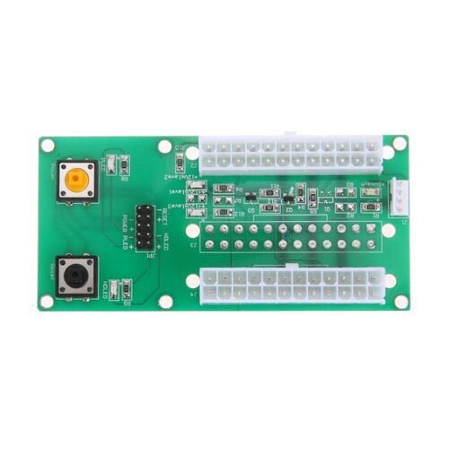PC Desktop ATX 2Pcs 24-Pin PSU Power Synchronous Start Exten