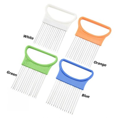 Onion Tomato Slicer Holder Meat Vegetable Stainless Steel Cu