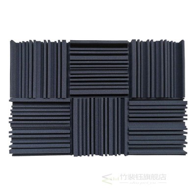 6 Pcs Acoustic Studio Absorption Foam Panel Br