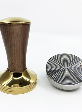 Coffee Tamper Solid wooden Handle 58.5/58mm Coffee Powder Ha