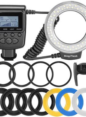 Andoer RF-550D Macro LED Ring Flash Light Speedlight Speedli