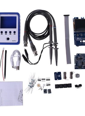 2 Channel Oscilloscope DDS Function Generator DIY Kit TouchS