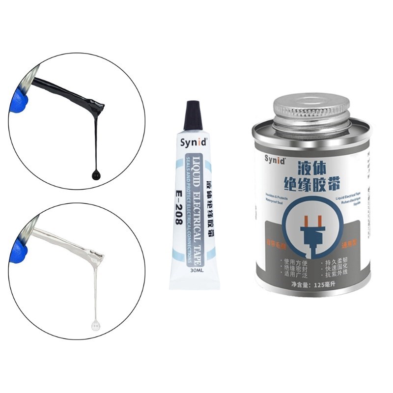 30/125ml Liquid Insulation Tape Glue Liquid Electrical Tape