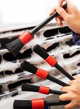 4 Pcs Detailing Brush Car Wash Brush for Washing Car Interio