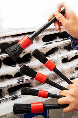4 Pcs Detailing Brush Car Wash Brush for Washing Car Interio