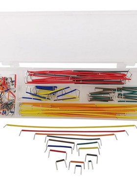 140Pcs/Box Solderless Breadboard Jumper Wires U Shape Breadb