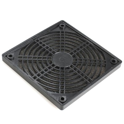 Black Dustproof ABS Plastic Mesh Case Fan Dust Filter 适用于