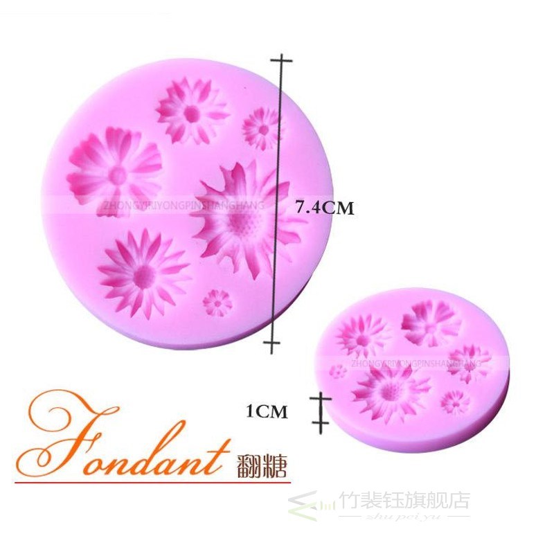 Flip cake printing mold chocolate mold DIY baking tools to d