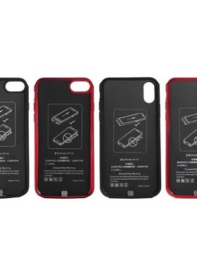 Audio Case For iPhone 8 7 X Earphone Adapter Splitters Back