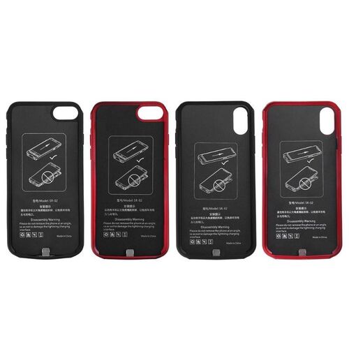 Audio Case For iPhone 8 7 X Earphone Adapter Splitters Back