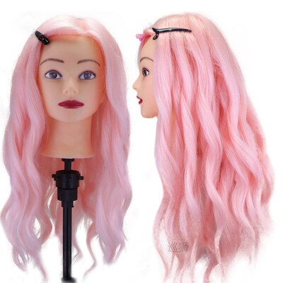 85% Real Human Hair Mannequin Heads For Hair Training Stylin