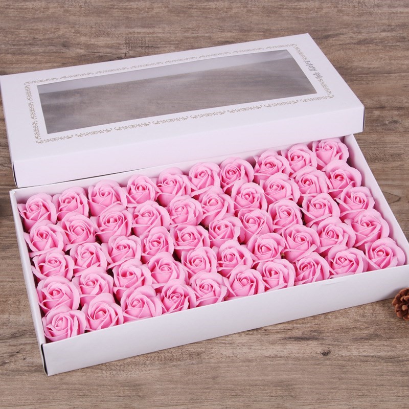 5CM Head Scented Rose Flower Heads,Artificial Soap Flowers B