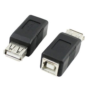 USB Type A Female to Printer Scanner Type B Female Adapter A