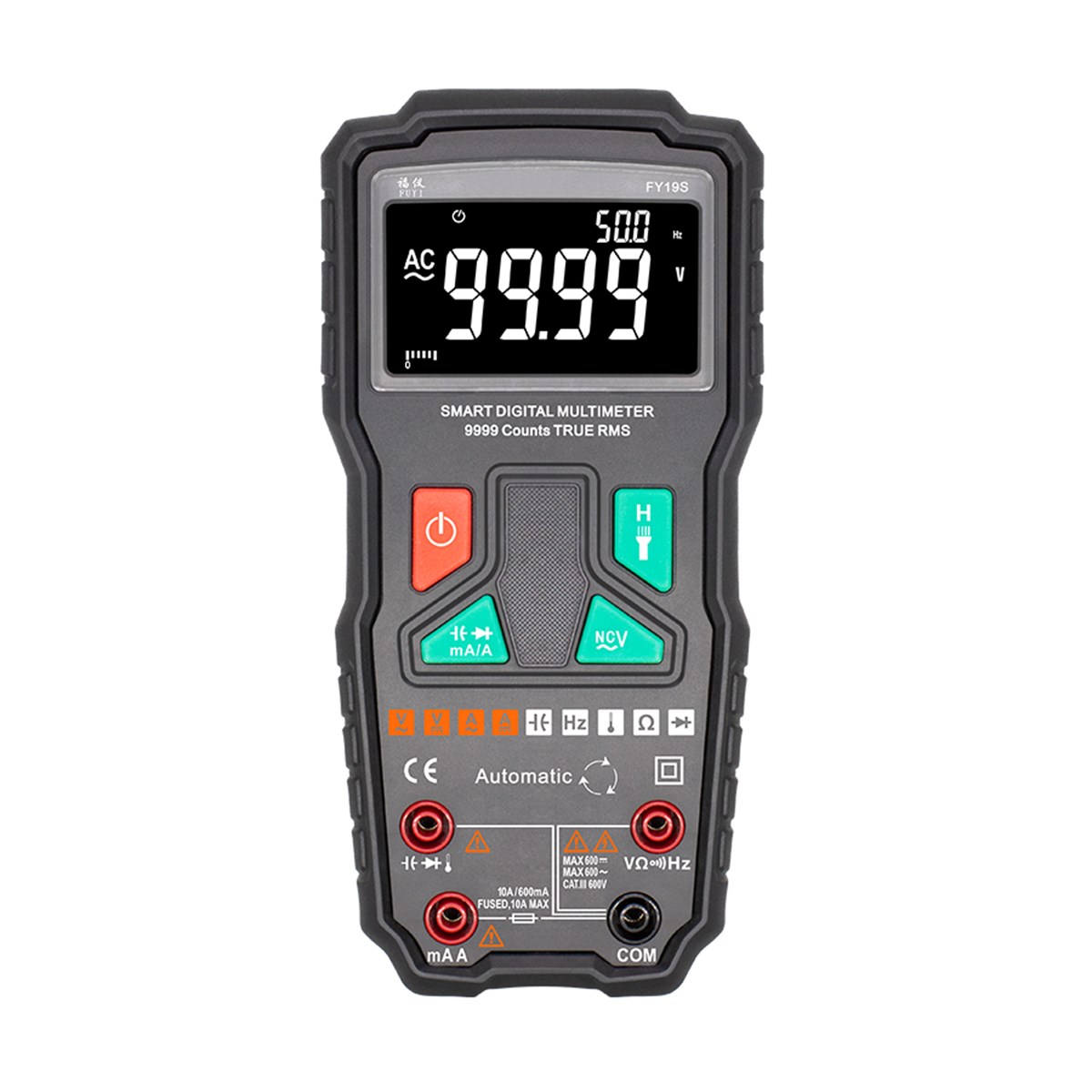 FUYI Intelligent Universal Digital Multimeter Meter 9999 Cou