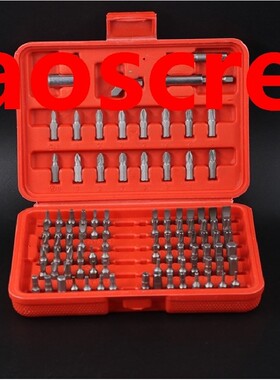 100 pcs/set Screwdriver Bit Set Tamperproof Security Bits Se