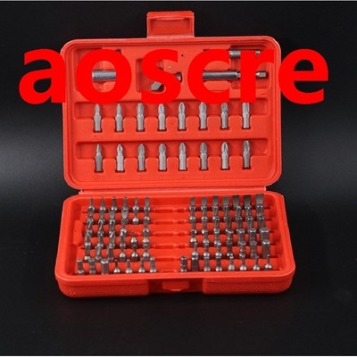 100 pcs/set Screwdriver Bit Set Tamperproof Security Bits Se