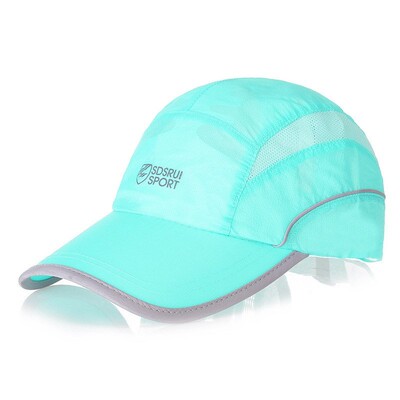 UPF 50  UV Proteection Folding Cap Breathable Mesh Baseball