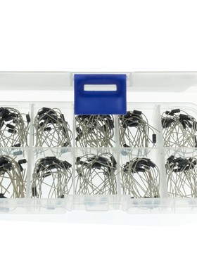 200Pcs 10 Values Rectifier Diode Assorted Kit 1N4001 1N4002