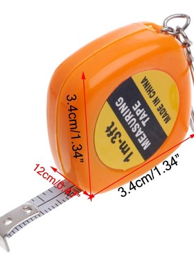 1m/3ft Creative Retractable Ruler Tape Children Height Measu