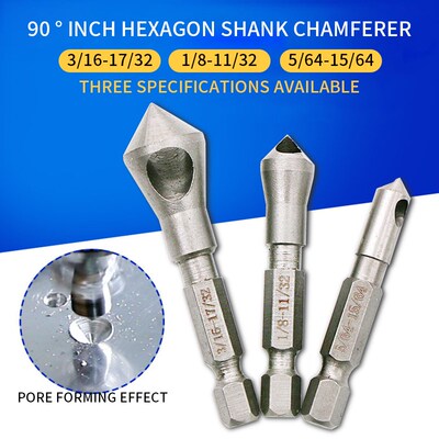 Countersink Bit Set Deburring Drill Bits Tapper Hole Cutter
