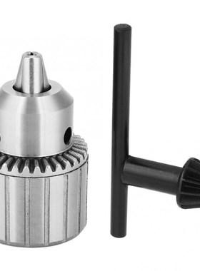 Keyed Steel Drill Chuck 1.5-13mm Capacity 1/2-20UNF Thread w