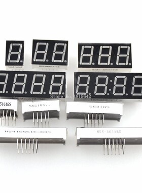5PCS 0.56inch LED display 7 Segment 1 Bit/2 Bit/3 Bit/4 Bit