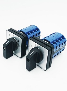 Electric 2Position 16Terminals Rotary Cam Changeover Switch