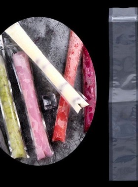 100pcs/Pack Plastic FDA Popsicles Molds Freezer Bags Ice Cre