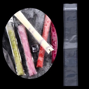 100pcs/Pack Plastic FDA Popsicles Molds Freezer Bags Ice Cre