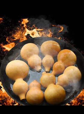 Natural Gourd Cucurbit Calabash Hip Flask For Alcohol Pocket