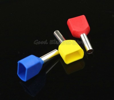 720pcs a lot twins Dual Bootlace Ferrule teminator Kit Elect