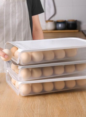 Stacked Auto Scrolling Fresh Keeping Eggs Storage Container