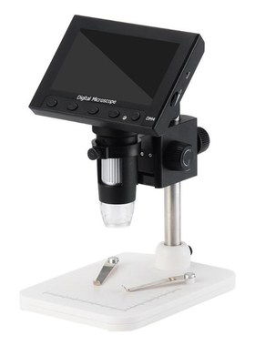 functions 4.3inch LCD 1000X Desktop 8LED Microscope 2MP Came