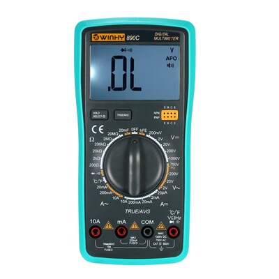 Digital multimeter True RMS tester electric instrument Tempe