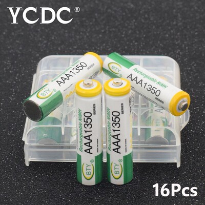 Rechargeable AAA 1350mAh Ni-MH Batteries AAA HR3 AM4 1350mAh