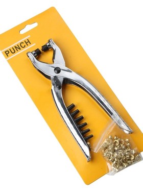Practical Metal Rivets Eyelet Hole Punch Pliers Tool with Ey