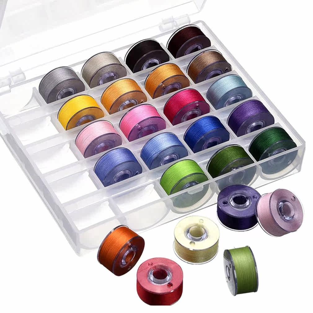 25 grid transparent bobbin case tape line 25-color fixed-col