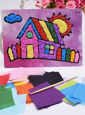 Diy House Crafts Toys For Children Felt Paper Girl Handicraf