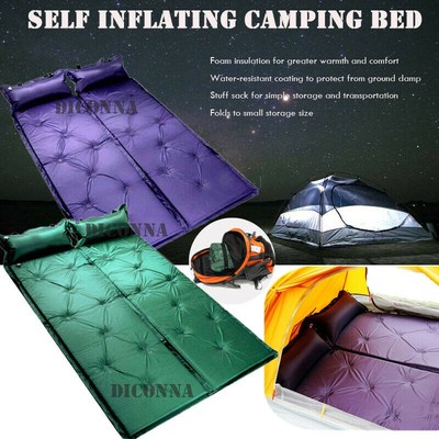 2019 Self Inflating Camping Roll Mat Pad Sleeping Bed  Polye