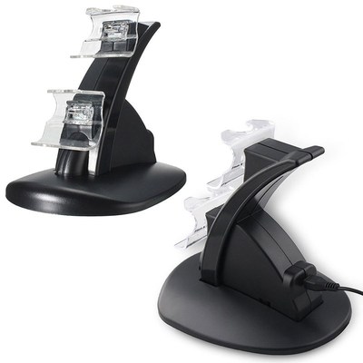 for Sony Playstation 4 PS4 LED Controller Charger + Micro US