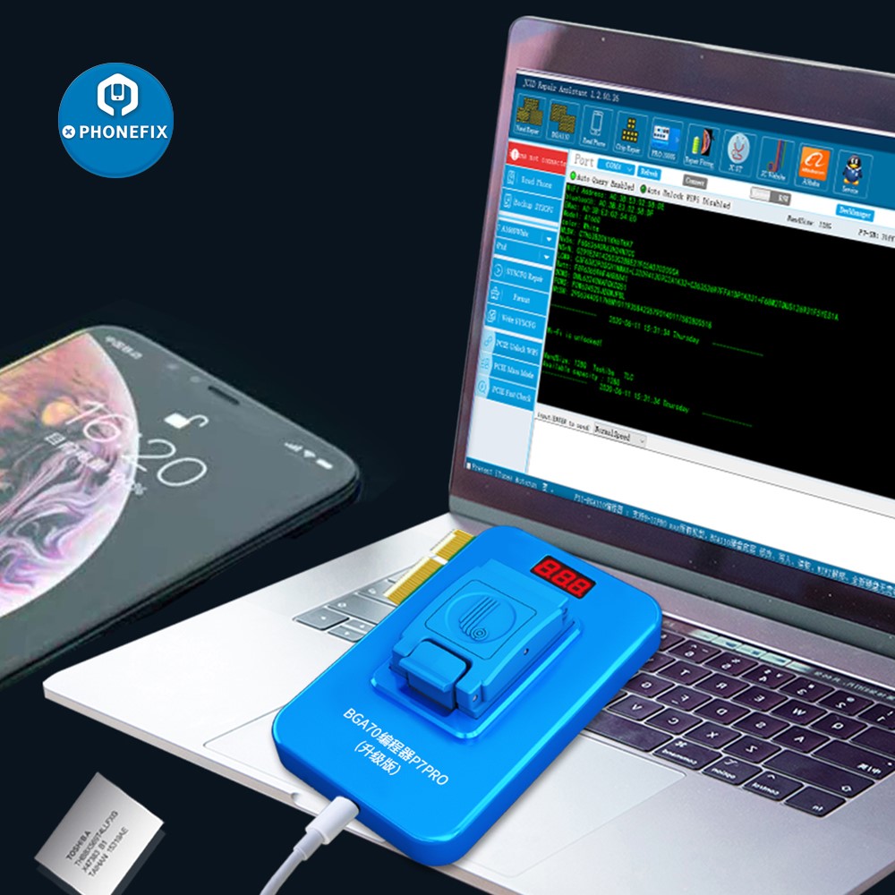 JC Pro1000S JC P7 Pro NAND Programmer for iPhone 6S 6SP 5SE
