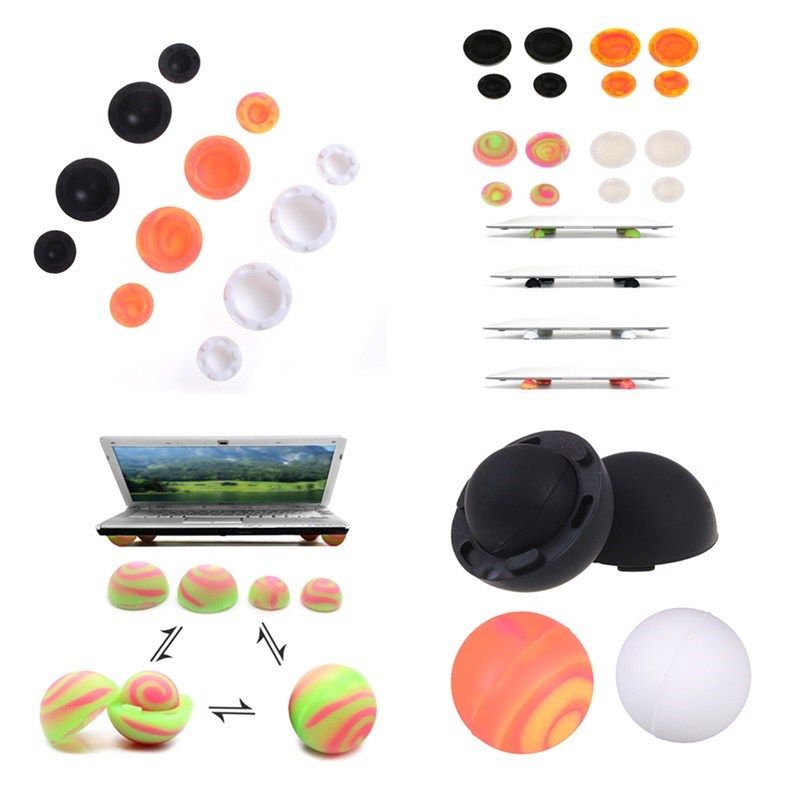 black/orange/white notebook cool ball laptop cooling stand c